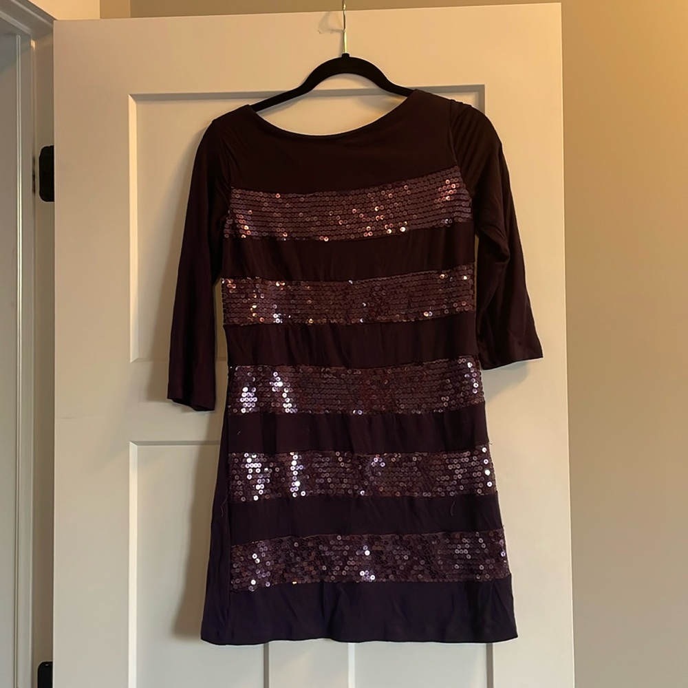 Purple party dress